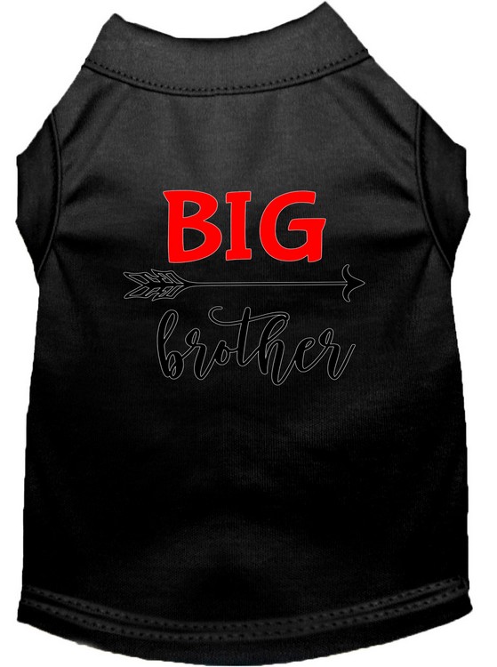 Big Brother Screen Print Dog Shirt Black XL